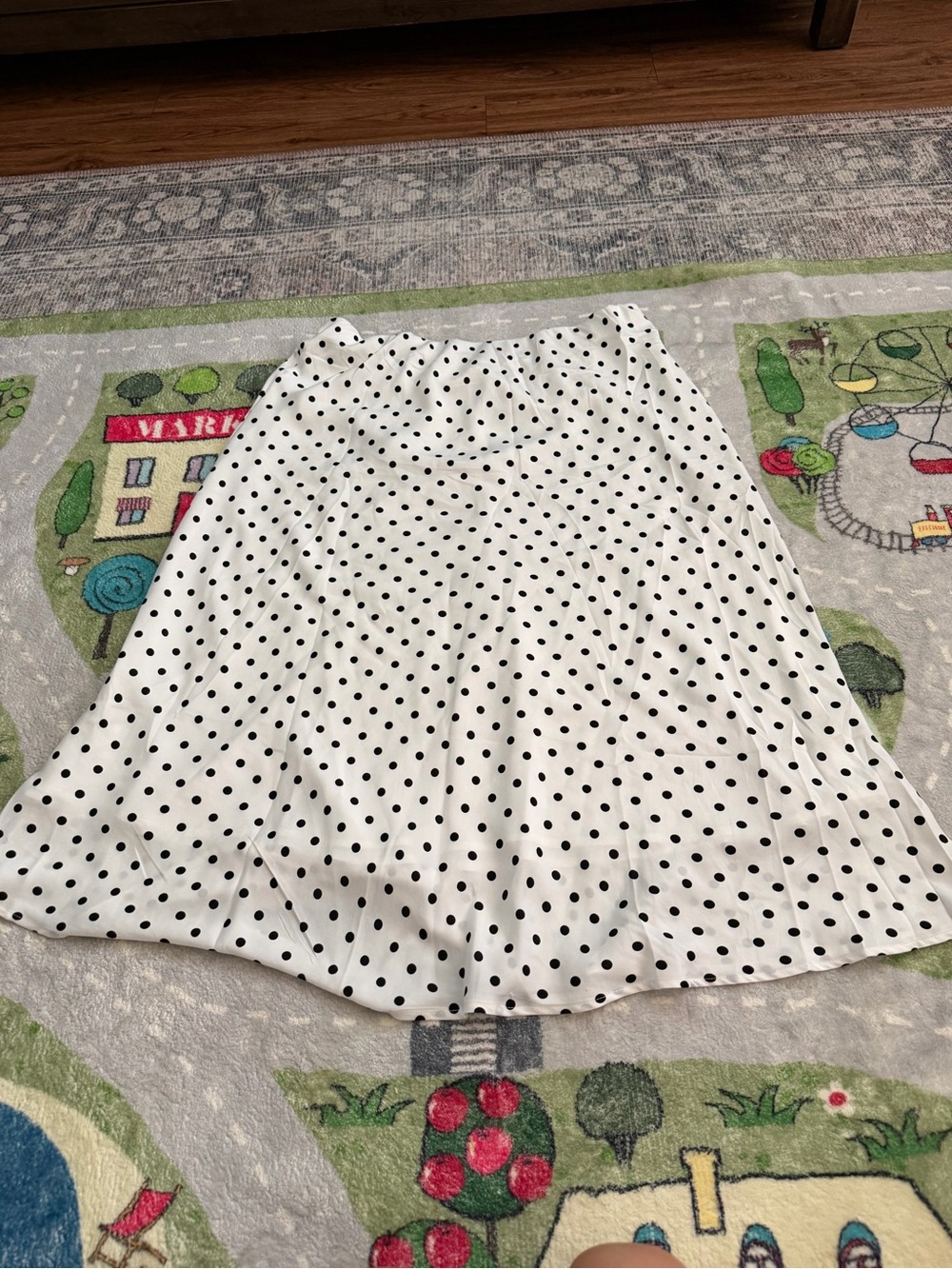 Satin Maxi Aline skirt